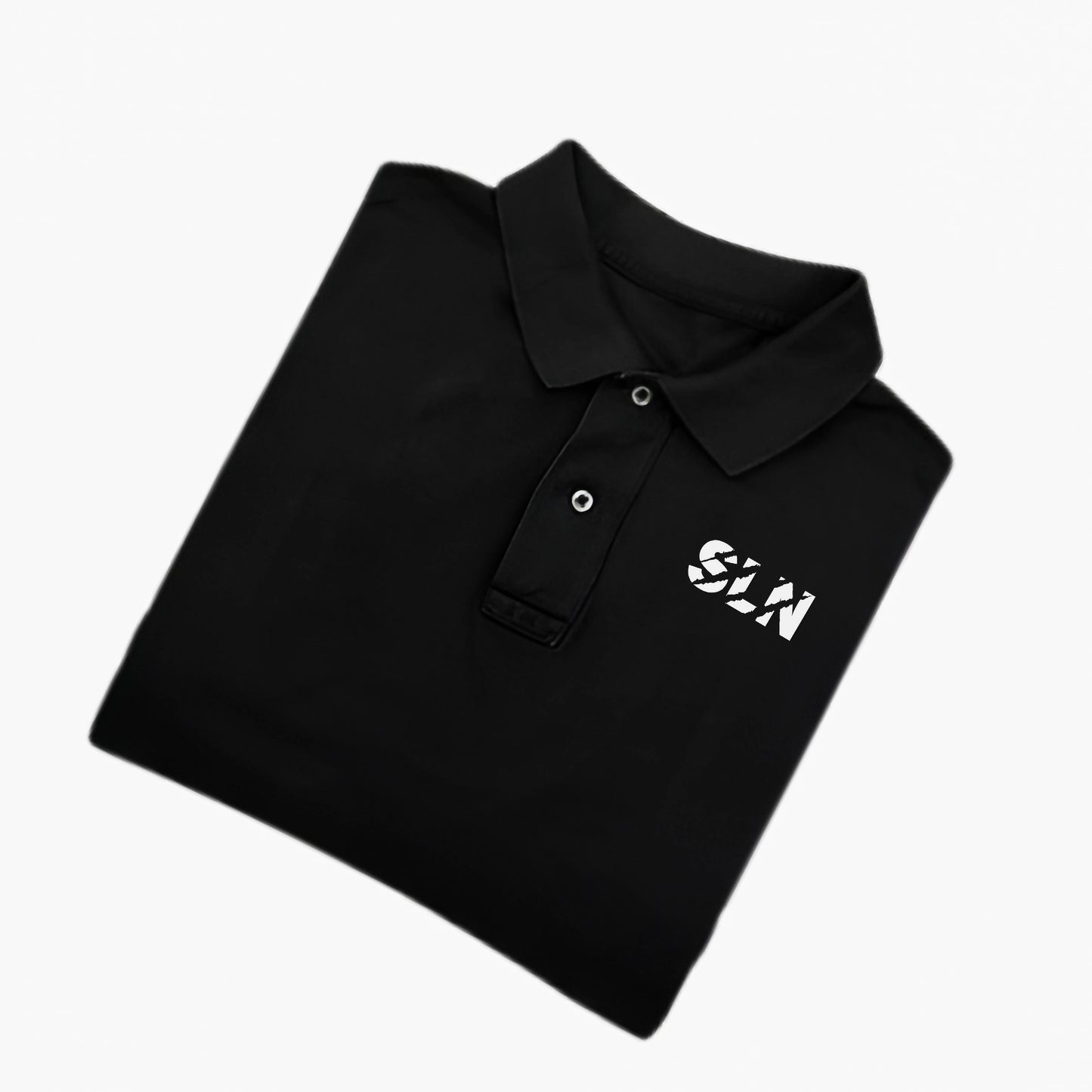 Men's Black Polo Shirt – Sleek, Versatile & Comfortable